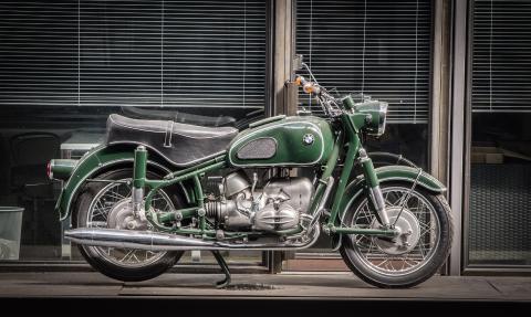 BMW R 69 S, ook "Gummikuh" genoemd